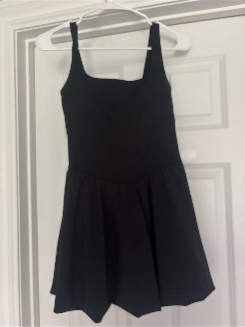 Hollister Black Sleeveless Active Dress with Built in Shorts
